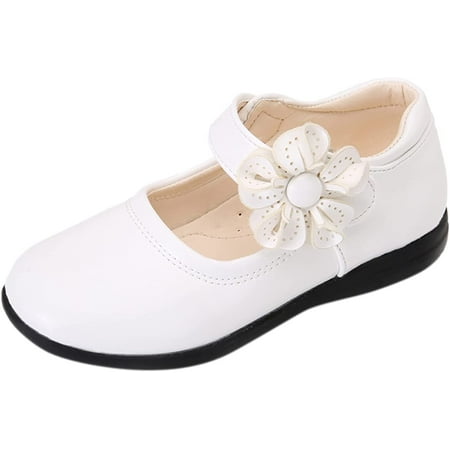 Baby Girls Sandals Soft Sole Flat Shoes Non-Slip Leather Bowknot Casual Shoes Summer for Toddler/Littler Kid/Big Kid