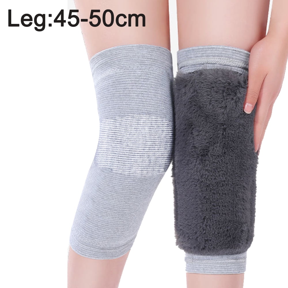 Women Men Winter Knee Warmers Knee Brace Sleeve Leg Warmer Wool Cashmere Thicken Knee Supports Knee Pads Legging Stocking Warm Thermal Ski Cycling Knee Brace Sleeve For Joint Pain Arthritis 1 Pair - View #7