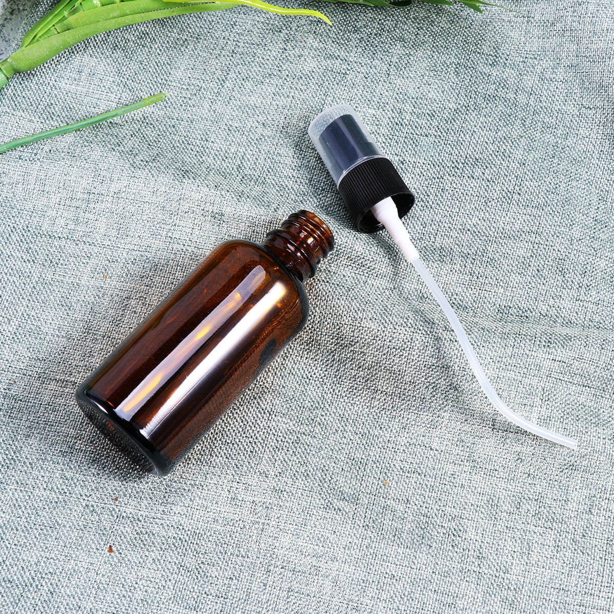 HEMOTON 12pcs 50ml Portable Dispensers Bottle Liquid Bottle Brown Empty Spray Bottle Refillable Mist Bottles for Travel