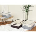 thumbnail image 7 of REGALWOVEN 1 Pack Collapsible Fabric Storage Cube with Handles, Storage Bin Basket for Shelves Closet Clothes Grey 5.7*9.5*6.7in, 7 of 7