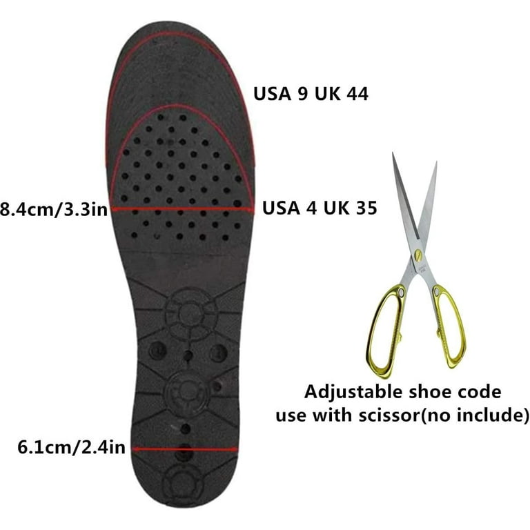 Heightening Insole, Skin-friendly Insert Cushion, Lint + TPR Material For  Women Men S?35-39? 