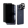 thumbnail image 1 of ccwmincc 4 Pack Motorola Moto G86 Privacy Screen Protector, 2 Pack Privacy Tempered Glass Film and 2 Pack Camera Lens Protector, Anti-Spy Protection for Motorola Moto G86 5G Screen Protector, 1 of 1