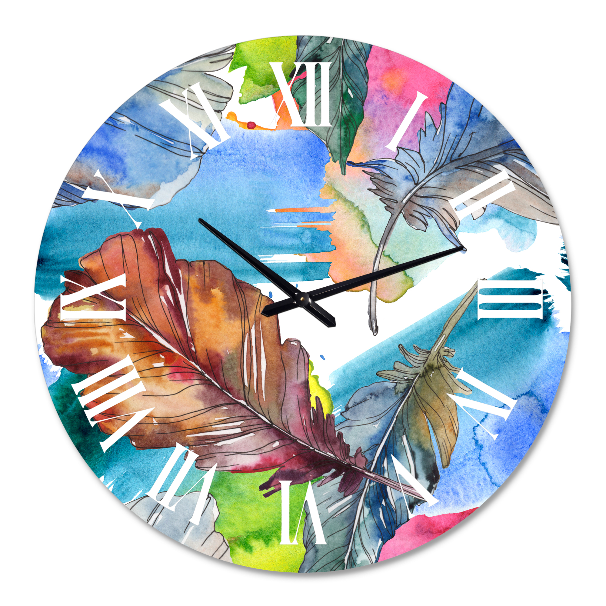 Designart 1 in Quartz Traditional Wall Clock