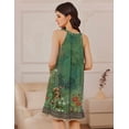 thumbnail image 3 of Ekouaer Nightgowns for Women Sleeveless Night Gown V Neck Sleep Shirt Chemise Night Shirt Soft Sleep Dress, 3 of 6