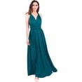 thumbnail image 3 of GHSDFBB Robe Longue Maxi de Cocktail pour Femmes, Style Transformer/Wrap Infinity, Robe Longue, 3 of 6
