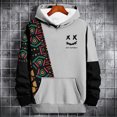 thumbnail image 1 of Sudadera con capucha para hombre, jersey de manga larga con estampado de retales, patrón étnico 3d, moda urbana, Tops de gran tamaño, novedad de otoño, 1 of 2