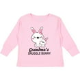 thumbnail image 3 of Inktastic Grandmas Snuggle Bunny Easter Girls Long Sleeve Toddler T-Shirt, 3 of 5