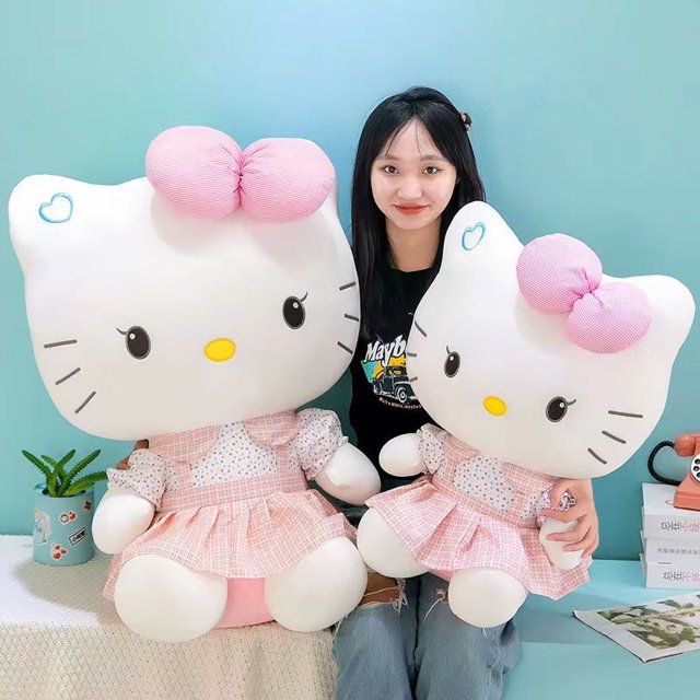 Juguetes de peluche Deng Xun Hello Kitty muñecos de peluche suaves 20 cm