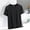 Black, variant on JIUWEN Rash Guard Swim Shirts Short Sleeve Uv Sun Protection Quick Dry Upf 50  Spf Summer Beach Outdoor Casual Shirt-Black-L,Swimming Shirts,Mens Quick Dry Shirts,Beach Shirts for Men