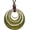 3 Circles Wood Necklace, variant on Leather Cord Necklace Chain Multilayer Wooden Pendant Necklaces Vintage Jewelry Boho Long Sweater Necklace for Women Men