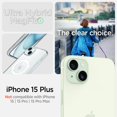 thumbnail image 2 of Funda transparente Spigen compatible con MagSafe para iPhone 15 Plus, 2 of 9