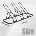thumbnail image 5 of Bicycle Floor Parking Rack Stand, 3 Bikes, Adjustable for Fat Bike, Indoor Home Garage Storage, 5 of 6