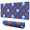 Baseballs and Gloves Blue Pattern, variant on Baseballs and Gloves Blue Pattern Extended Large Mouse Pad, Large Mouse Mat with Non Slip Base & Stitched Edges, Eco-Friendly Gifts for Coworkers Family Friends,31.5"x11.8"