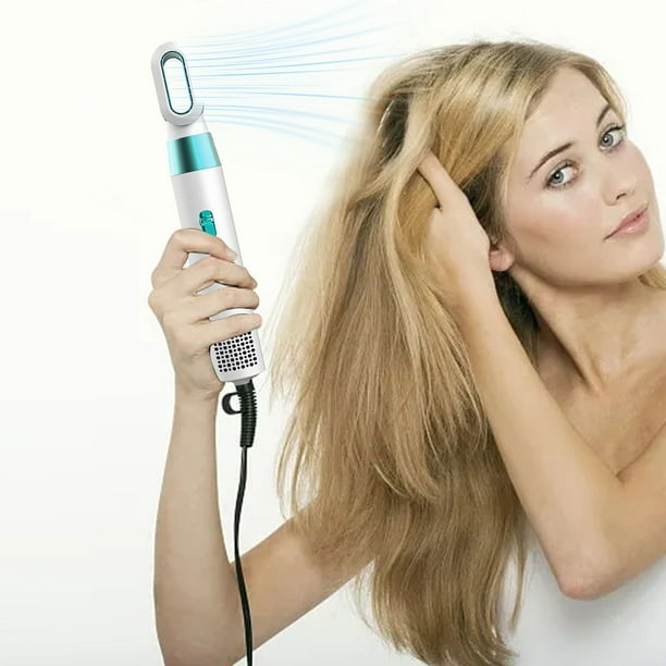 GlamEssence Electric Three In One Hair Dryer Hot Heating Hair Comb Wet Dry Hair Brush Curler Powerful Blow Dry Hair Curls Hair Straight Hair One Comb