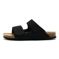 thumbnail image 1 of Sandales en Liège pour Hommes en Cuir Suédé à Enfiler pour Extérieur avec Boucle Réglable, 1 of 12