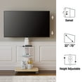 thumbnail image 5 of FITUEYES Rolling TV Floor Stand for 32 - 70 Inch TVs, with 2 Shelvs, 5 of 7