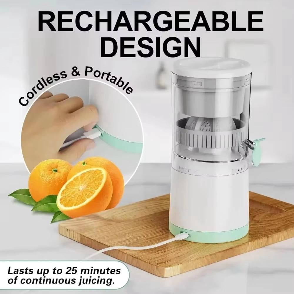 Portable Electric Juicer 7.4V USB Rechargeable Citrus Orange Lemon Fruit Juice Maker Blender Machine for Home Use