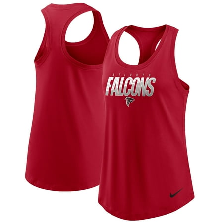 Atlanta Falcons Nike Women's Light Impact Performance Racerback Tank Top - Red