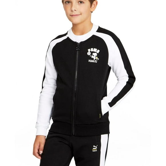 Puma Toddler Boys X Peanuts T7 Coats Jackets Outerwear Casual Comfort Technology - Black - Size 2T