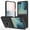 Black, variant on Decase Phone Case for Samsung Galaxy Z Flip 6/7 FE with Ring Holder Magnetic 360° Metal Kickstand, Heavy Duty Cover for Galaxy Z Flip 7 FE/Z Flip6 Case,Rugged Hard PC+TPU Frame Hybrid Cover,Rosegold