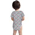 thumbnail image 3 of Junzan Christmas Gnome 1 Print Short-Sleeve Baby Climbing Clothes, Bodysuits for Infant One-Piece for Baby Boys & Girls Baby Clothes Baby Romper with Snap Closure-2 Years, 3 of 6