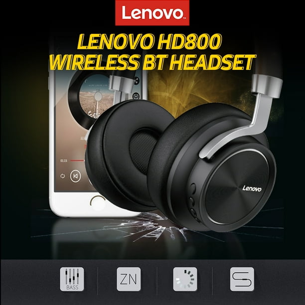 Lenovo HD800 Wireless Over-Ear Headphone (Black) 1