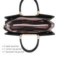 thumbnail image 5 of Women Handbag Top Handle Shoulder Bag Tote Satchel Purse Work Bag with Matching Wallet, 5 of 8