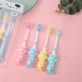 thumbnail image 4 of Bradem Children's Toothbrush Soft Bristles,Cartoon Children's Toothbrush Cartoon Children's Toothbrush Soft Bristles Bear Toothbrush with Soft Bristles 4 3-12 Years Old Bear and Rabbit Toothbrushes, 4 of 6