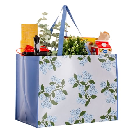 PLANET E. REUSABLE GROCERY BAG, LARGE TOTE BAG, SHOPPING BAG