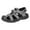 Grey, variant on PANGF Men Sandals Fashion Closed Toe Flat Sandals Men Wading Sports Sandals Shoes Sturdy and Stylish Soft and Comfortable To Wear