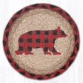 thumbnail image 1 of Capitol Importing 79-396FB Tapis Rond en Flanelle Ours 7 x 7 Po. - Grand, 1 of 1