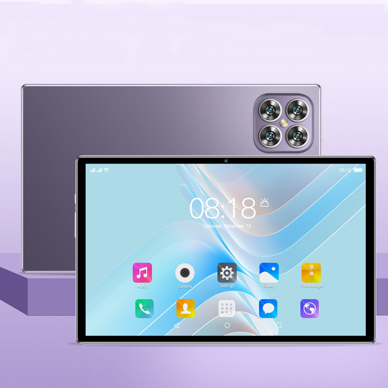 Zyyini Tablet for Android 10, 8inch HD Screen Toddler Tablet, 2GB/32GB, Dual SIM, MTK6592 Octa Core Processor,2.4G/5G WiFi,BT,3G Call,Dual Cameras,GPS : Zyyini 10.1in Kids Tablet,8GB 256GB ROM 10.1in Tablet