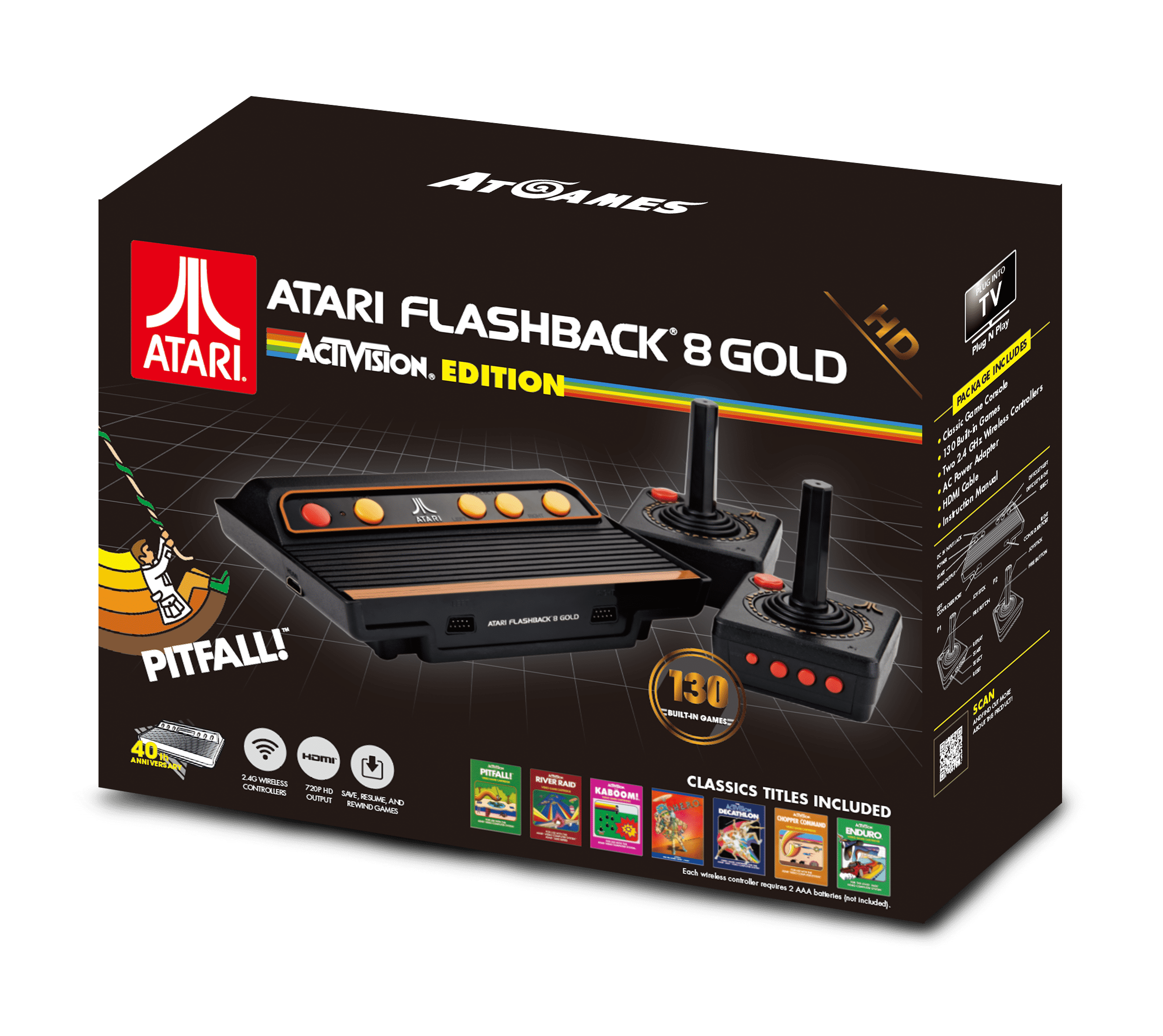 Atari Flashback 8 Gold Activision Edition Walmart Com Walmart Com