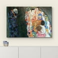 thumbnail image 3 of wall26 Canvas Print Wall Art Death &amp; Life by Gustav Klimt People Historic Illustrations Fine Art Traditional Scenic Colorful Multicolor Ultra for Living Room, Bedroom, Office - 16"x24", 3 of 7