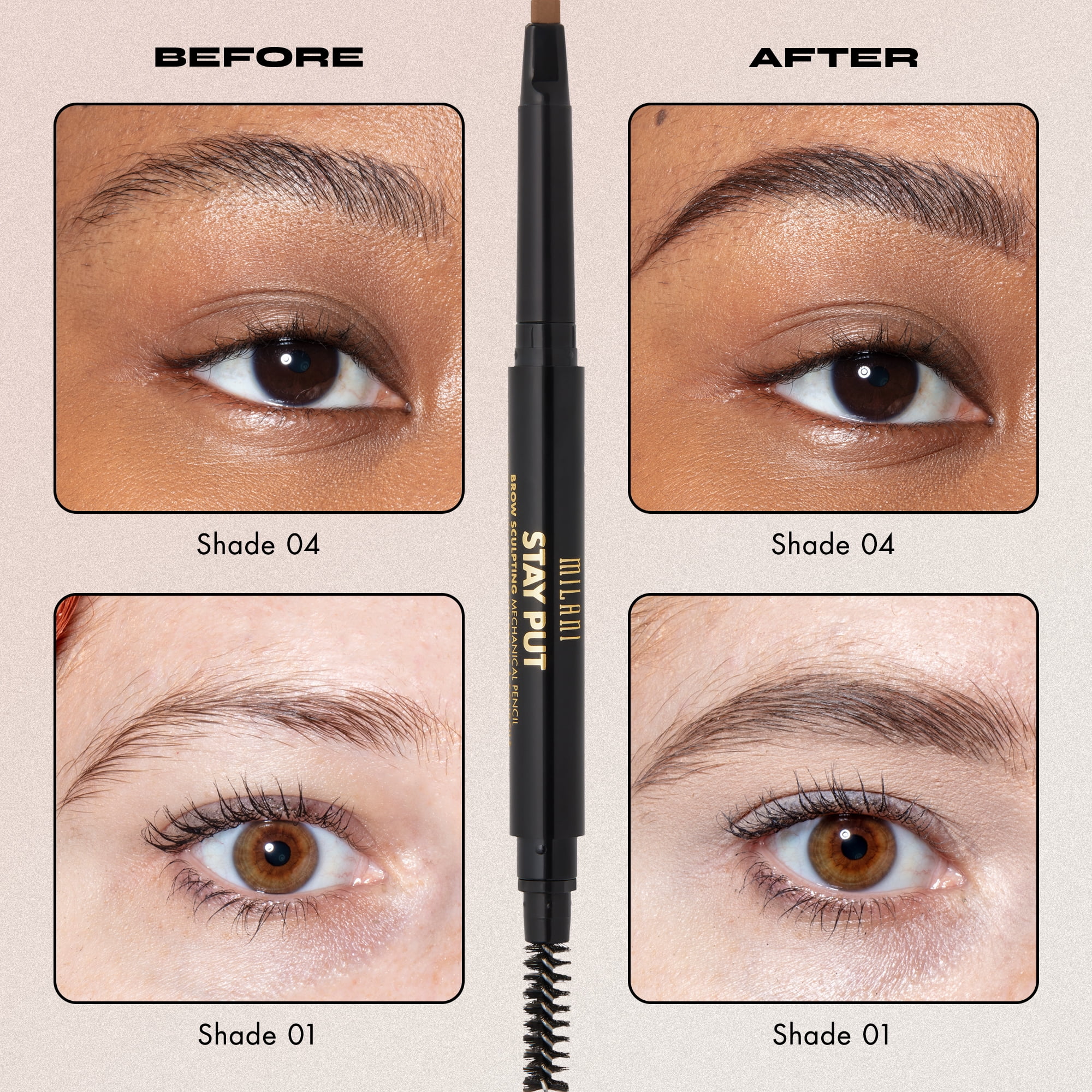 Milani Stay Put Brow Sculpting Mechanical Pencil, Espresso