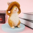 thumbnail image 2 of Resin Rabbits Ornament Waterproof Bunny Figurine for Creating Atmosphere Miniature Resin Rabbit Statue Weather-resistant Rabbit Art Figurines for Patio Yard Home Decoration, 2 of 7