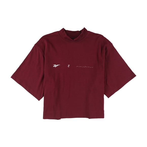 Reebok Womens Daytona Experiment Graphic T-Shirt maroon XS