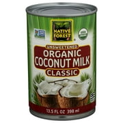 Native Forest Organic Unsweetened Classic Coconut Milk, 14 Ounce -- 12 per Case.