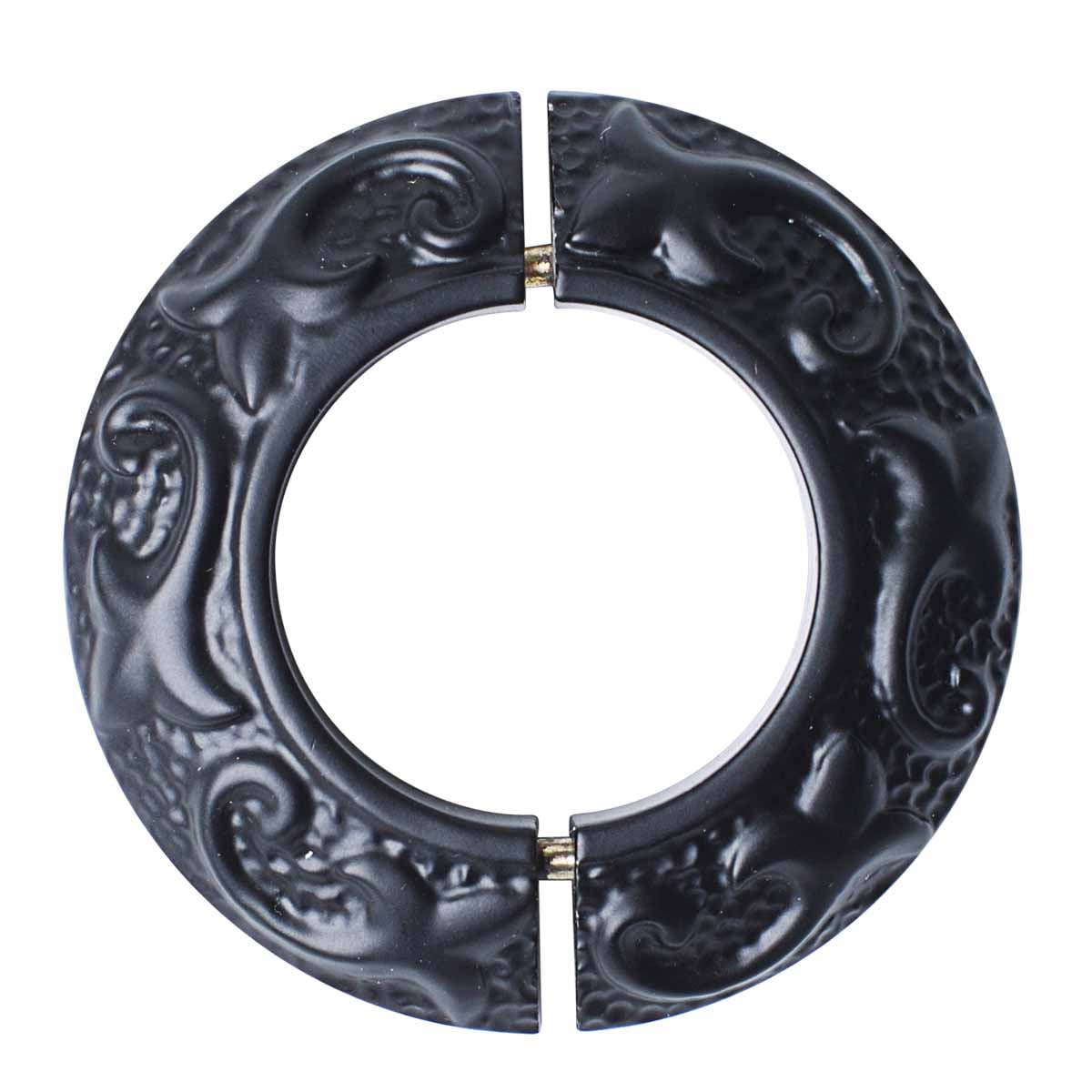 Renovators Supply Manufacturing Black Radiator Flanges Aluminum