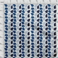 thumbnail image 3 of oneOone Polyester Lycra Navy Blue Fabric Leaves Block Sewing Fabric By The Yard Printed Diy Clothing Sewing Supplies 56 Inch Wide, 3 of 4