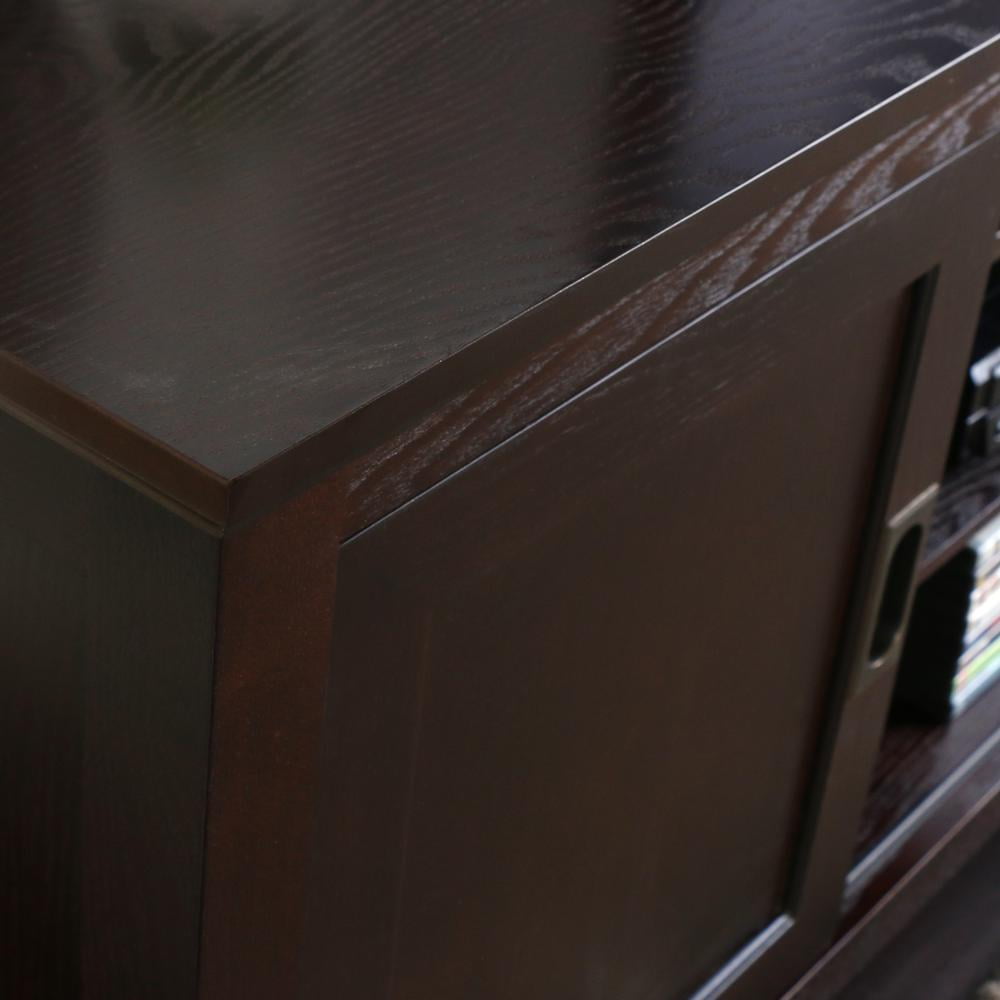 Manor Park Sliding Door TV Stand for TVs up to 78" - Espresso