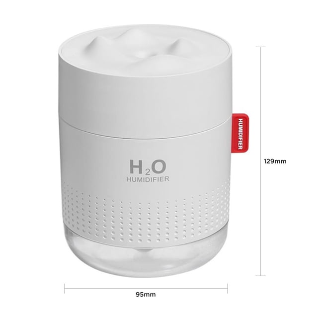 Injueey Humidificador de aire 500ml humidificador de montaña de nieve humidificador de aire ultrasónico USB difusor de Aroma fabricante de niebla para Electrodomésticos Injueey HA023630-00