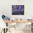 thumbnail image 5 of Lsque Futuristic Bar Space View Print Wall Art – Decorative Picture for Living Room, Bedroom, and Office (Horizontal), 5 of 6