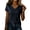 Navy, variant on Women's T Shirts Soft Cotton Plain Tshirts Short Sleeve V Neck Fitted Casual Summer Tops Plus Size Basic Tees (L, Navy)