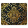 thumbnail image 1 of Mandala Mouse Pad, Bohemian Paisley Ornament Tattoo Vintage Design Print, Rectangle Non-Slip Rubber Mousepad, Charcoal Grey Mustard, by Ambesonne, 1 of 2