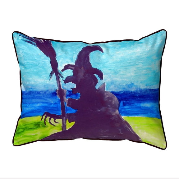 Betsy Drake Interiors Wicked Witch Large Indoor/Outdoor Pillow 16x20