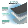thumbnail image 6 of FH Group Car Seat Cushion – Durable PU Leather Bottom Seat Protector, Water Resistant for Car, Sedan, Truck, SUV Solid Gray, 6 of 8