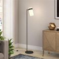 thumbnail image 4 of Allora Mid Century Modern Metal Floor Lamp in Black, 4 of 6