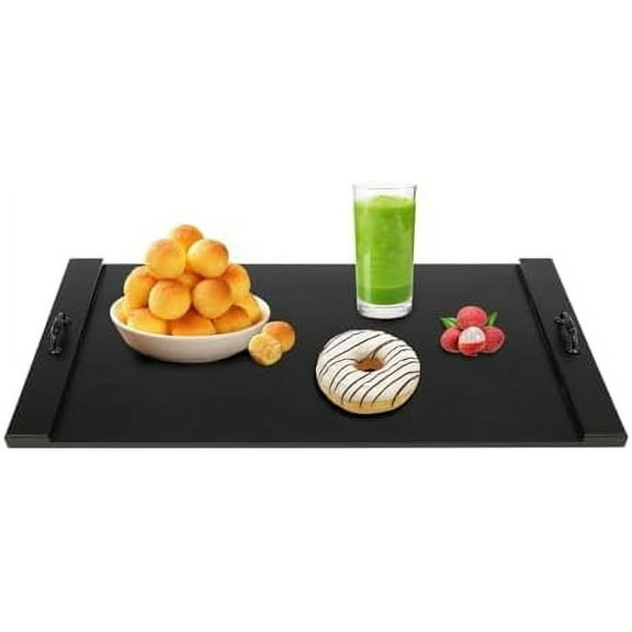 Stove Top Covers with Handle, 30"L X 22"W Black Wood Noodle Board Stove Cover for Gas Stoves, Electric Stoves, Ovens, And Kitchen Sinks