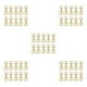 thumbnail image 2 of Wosthever 10 unids/set mosquetones pinza de langosta para llavero-accesorios fuertes y funcionales para llave fácil de oro Type2 NO2, 2 of 6